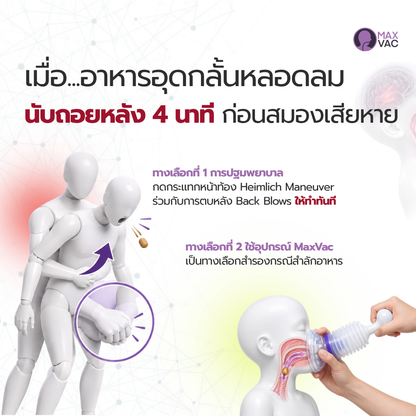 MaxVac: เครื่องช่วยผู้สำลักอาหาร