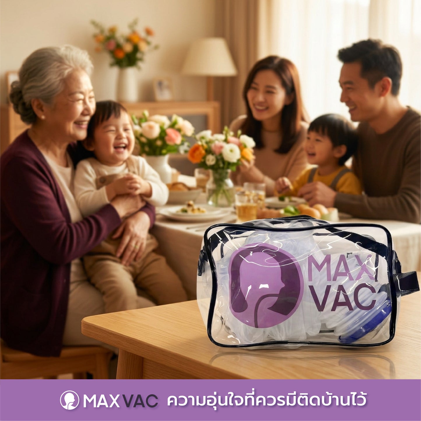 MaxVac: เครื่องช่วยผู้สำลักอาหาร